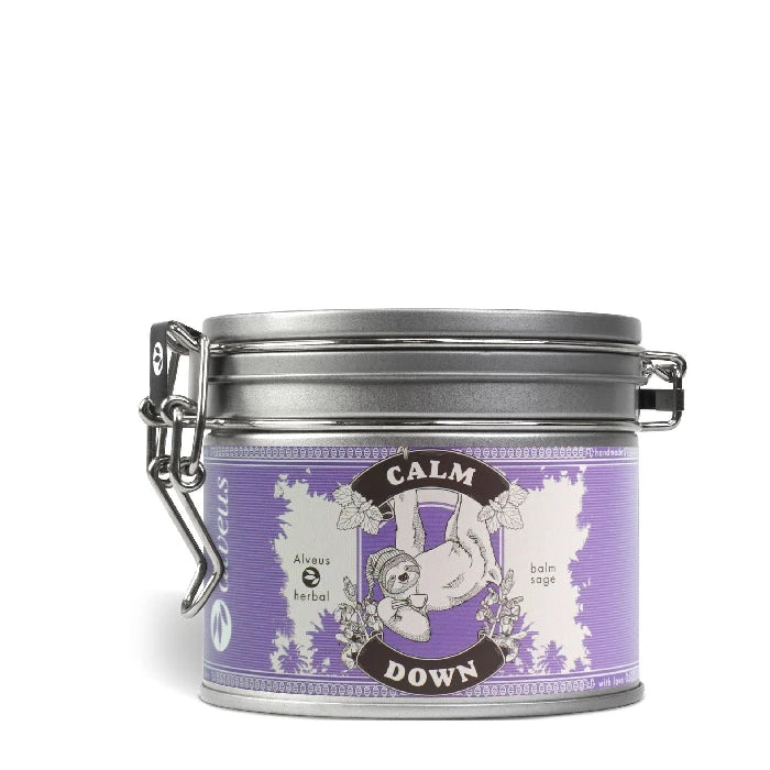 Calm Down Økologisk Te, dåse 60g - Citronmelisse & Salvie
