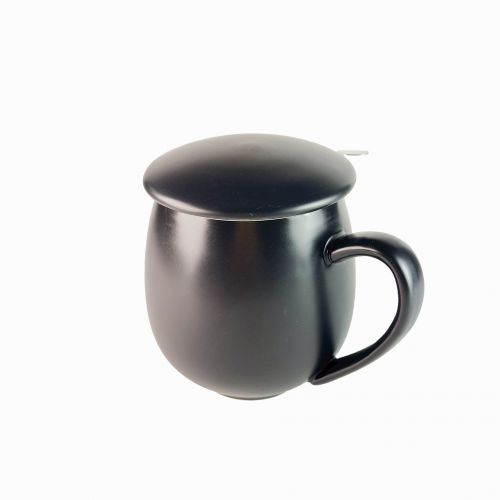 Sort Haiku Krus m. låg (500 ml)