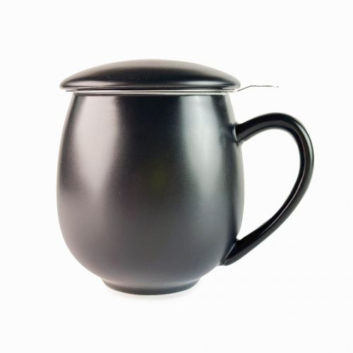 Sort Haiku Krus m. låg (500 ml)