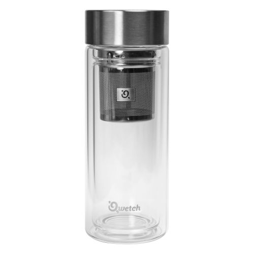 Termo Te-flaske med infuser i glas (320 ml)